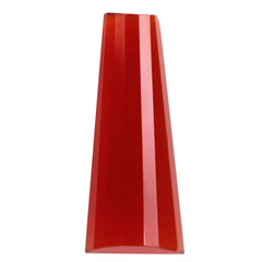 RED ONYX STEP CUT TAPERED CAB 20X8X4MM 4.81 Cts.