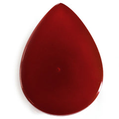 RED ONYX PEAR CAB 22X16MM 19.60 Cts.