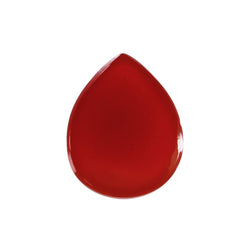 RED ONYX PEAR CAB 10X8MM 1.95 Cts.