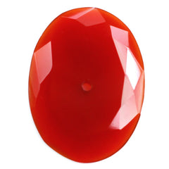 RED ONYX TABLE CUT OVAL CAB (FULL DRILL) 17.50X13MM 2.99 Cts.