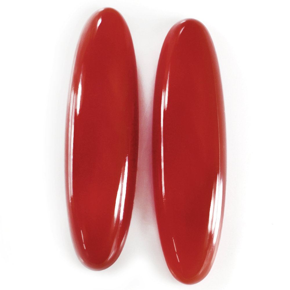 RED ONYX OVAL CAB 29X8MM 7.95 Cts.