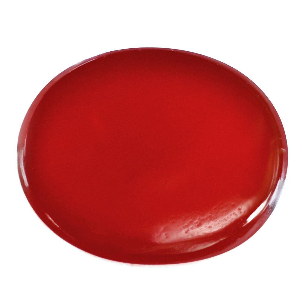 RED ONYX OVAL CAB 15X12.50MM 8.90 Cts.