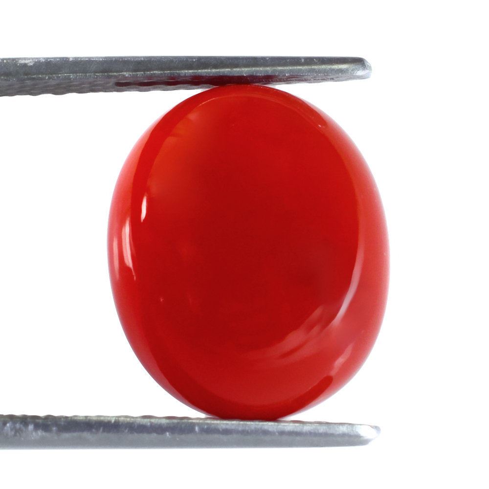 RED ONYX OVAL CAB 15X12.50MM 8.90 Cts.