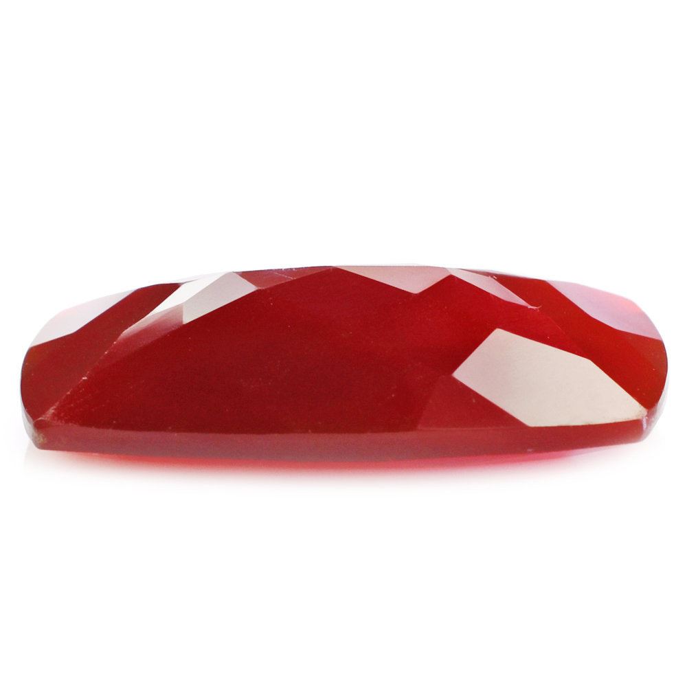 RED ONYX CUT CUSHION 24X17MM 16.10 Cts.