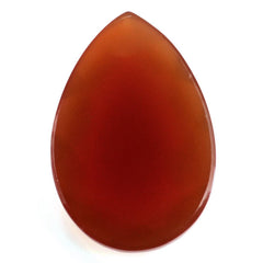 RED ONYX PEAR CAB 15X10MM 3.85 Cts.