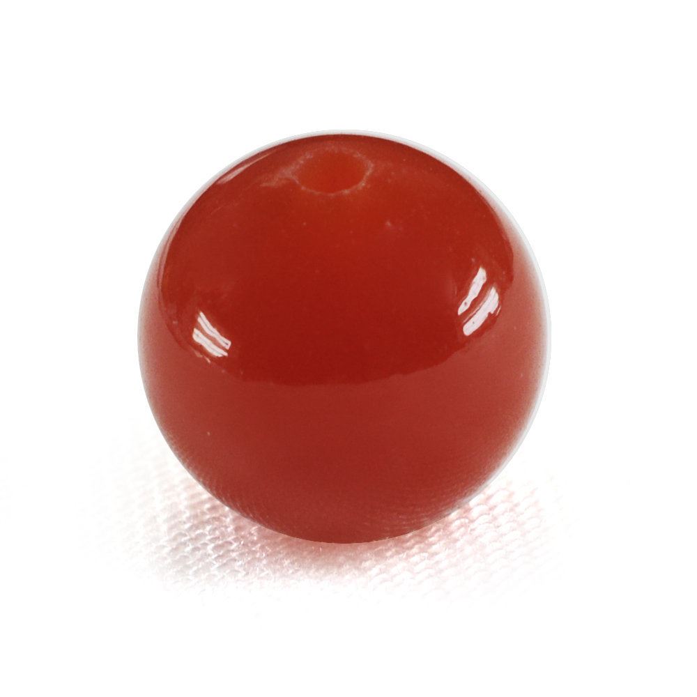 RED ONYX PLAIN ROUND BALLS (FULL DRILL 1.50MM) 10MM 7.06 Cts.
