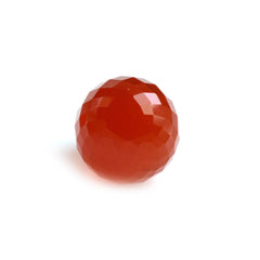 RED ONYX FACETED DROPS (HALF DRILL 1.00MM) (MEDIUM/CLEAN) 14X10MM 9.63 Cts.