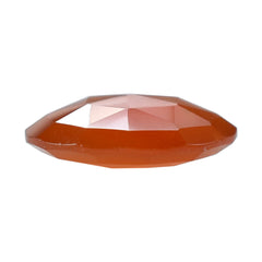 RED ONYX ROSE CUT BRIOLETTE ROUNDISH 12MM 3.36 Cts.