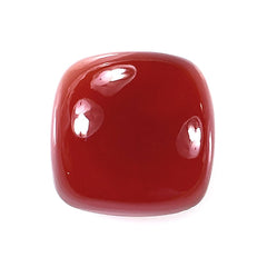 RED ONYX PLAIN CUSHION CAB 12MM 6.55 Cts.