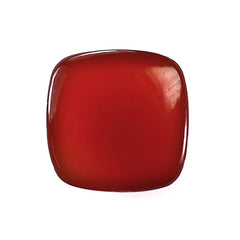 RED ONYX PLAIN CUSHION CAB 12MM 6.55 Cts.