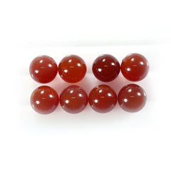 RED ONYX PLAIN ROUND BALLS (MEDIUM OILISH)(H/D_0.90MM) 10.00X10.00 MM 7.25 Cts.