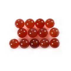 RED ONYX PLAIN ROUND BALLS (MEDIUM OPAQUE)(H/D_0.90MM) 10.00X10.00 MM 7.23 Cts.