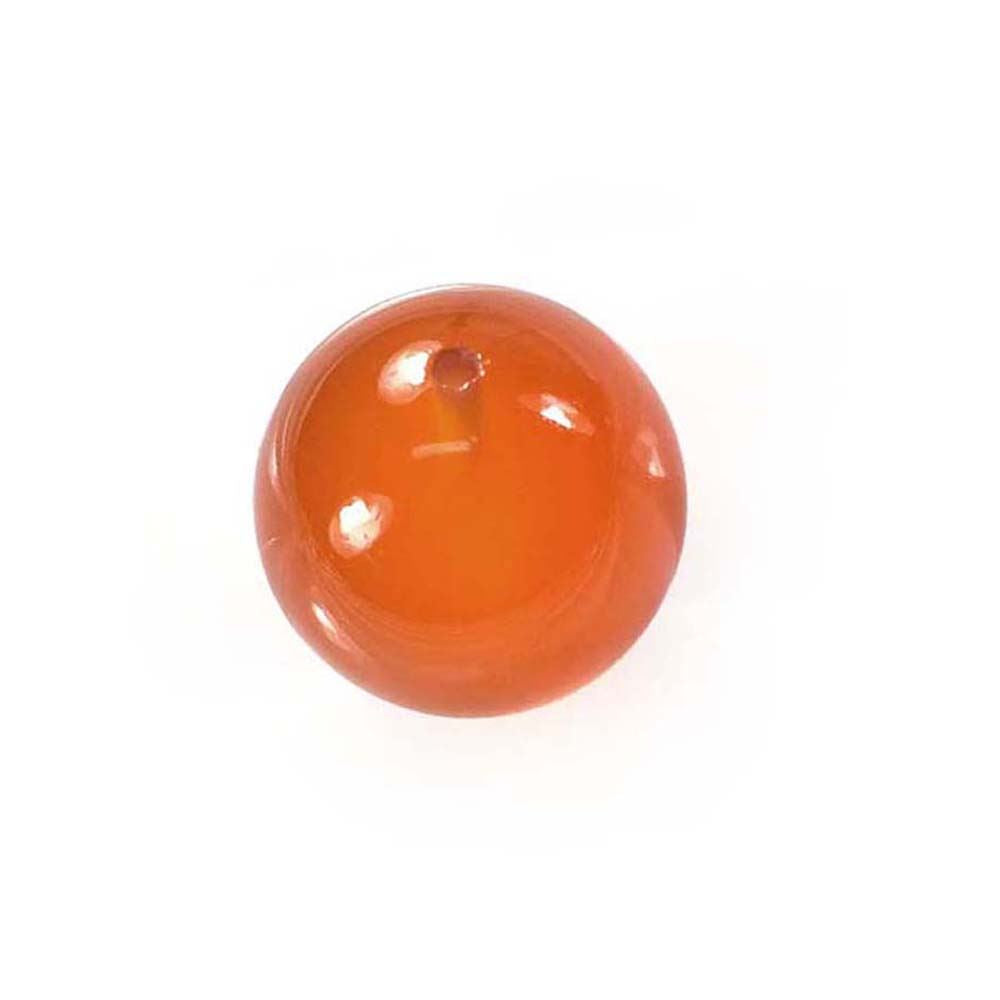 RED ONYX PLAIN ROUND BALL (ORANGE LIGHT)(HI) (H/D_0.75) 10.00X10.00 MM 7.20 Cts.