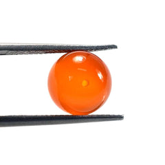 RED ONYX PLAIN ROUND BALL (ORANGE LIGHT)(HI) (H/D_0.75) 10.00X10.00 MM 7.20 Cts.