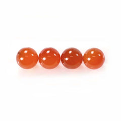 RED ONYX PLAIN ROUND BALL (LIGHT)(ORANGE CLEAN)(H/D_0.75) 10.00X10.00 MM 7.10 Cts.