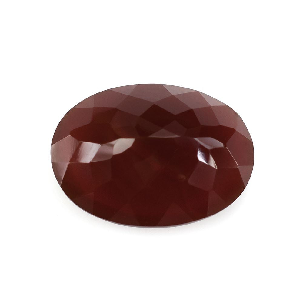 RED ONYX CUT OVAL 18X13MM 11.42 Cts.