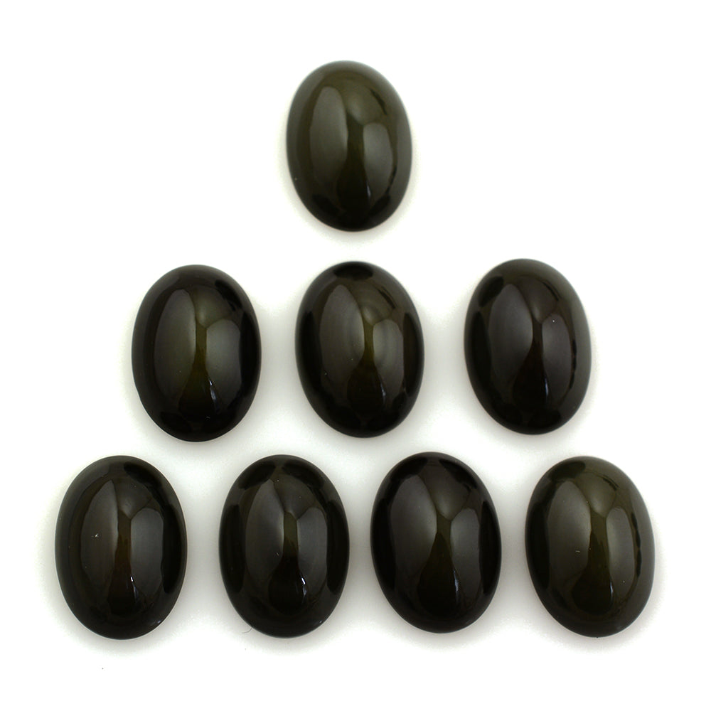 RAINBOW OBSIDIAN OVAL CAB 14X10MM 4.35 Cts.
