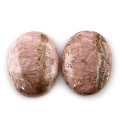 RHODOCHROSITE OVAL CAB 30X22MM 39.03 Cts.
