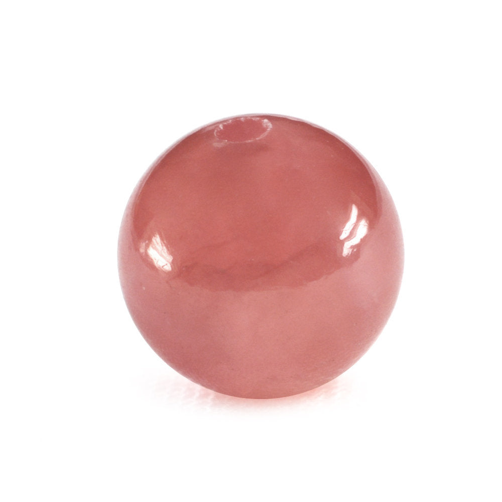 RHODOCHROSITE (ARGENTINA) PLAIN ROUND BALLS (FULL DRILL 1.50MM) (FINE) 10MM 9.38 Cts.