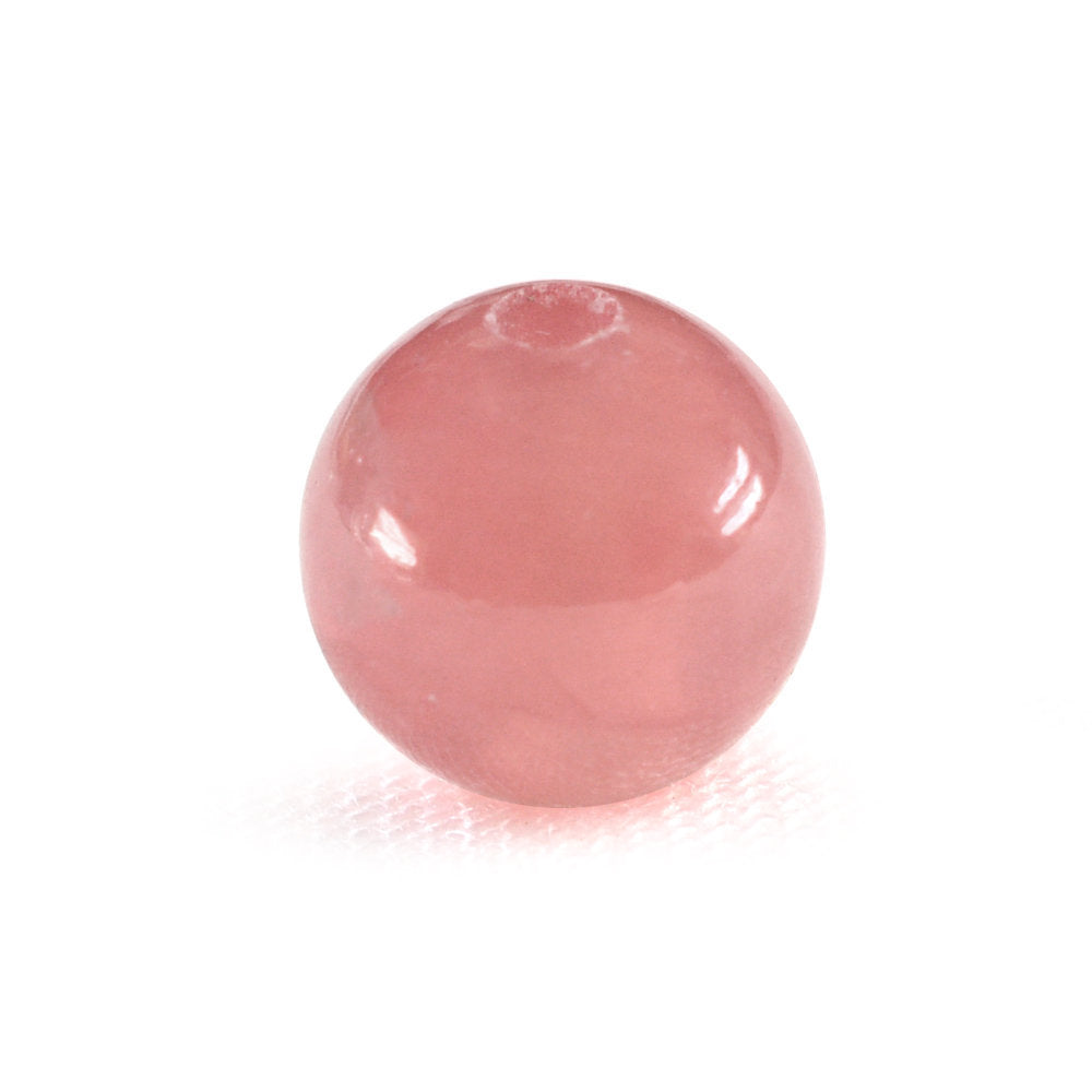 RHODOCHROSITE (ARGENTINA) PLAIN ROUND BALLS (FULL DRILL 1.50MM) (FINE) 8MM 4.61 Cts.