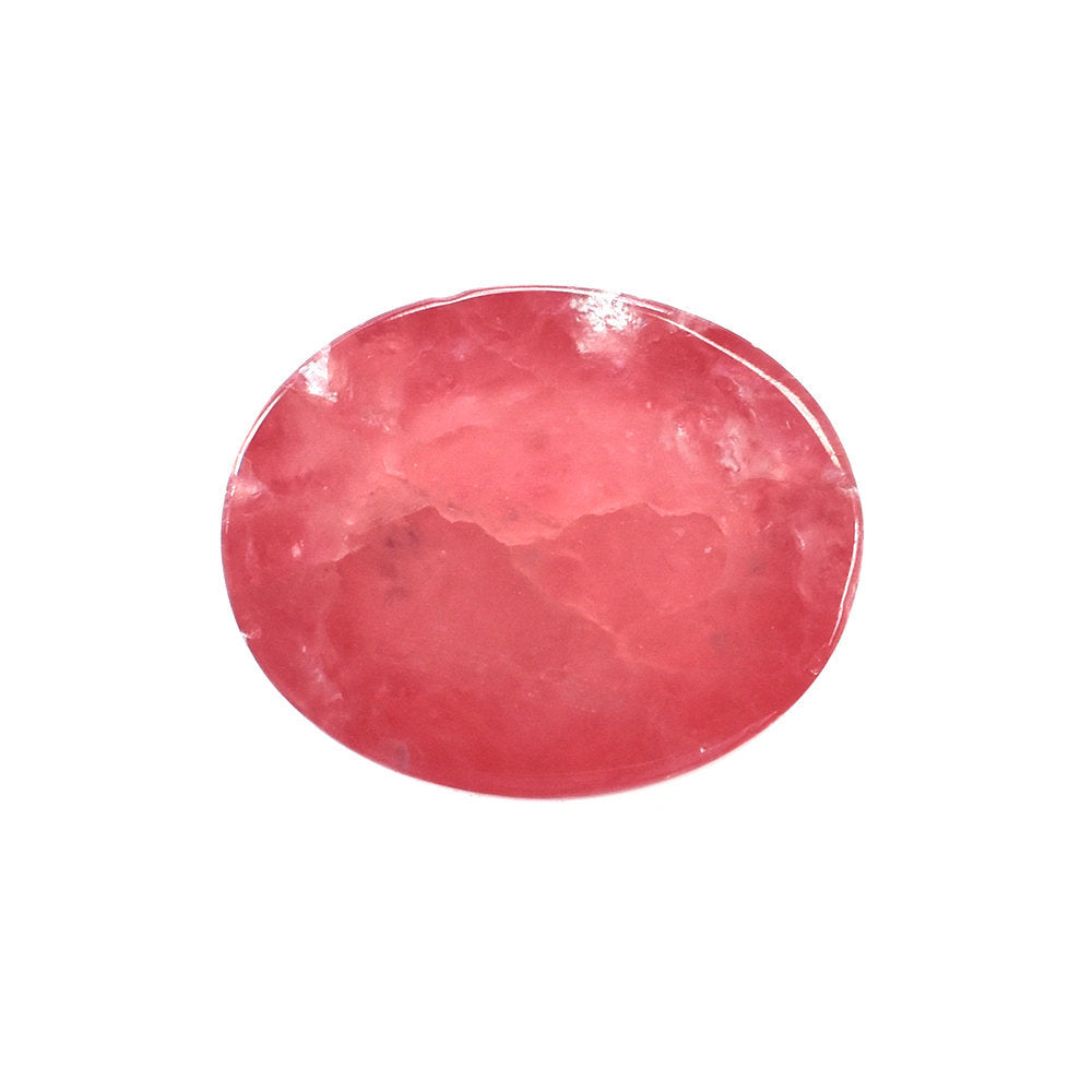 RHODOCHROSITE PLAIN OVAL CAB (CLEAN) 10X8MM 3.53 Cts.