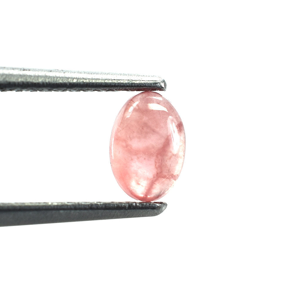 RHODOCHROSITE PLAIN OVAL CAB (CLEAN) 6X4MM 0.39 Cts.