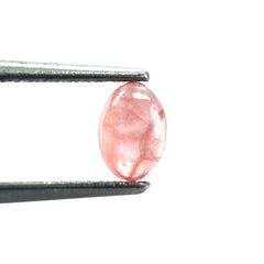 RHODOCHROSITE PLAIN OVAL CAB (CLEAN) 6X4MM 0.39 Cts.