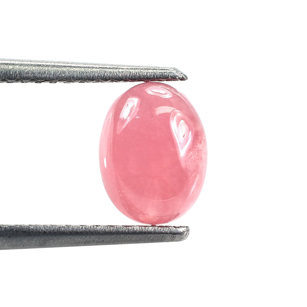 RHODOCHROSITE PLAIN OVAL CAB (CLEAN) 8X6MM 1.61 Cts.