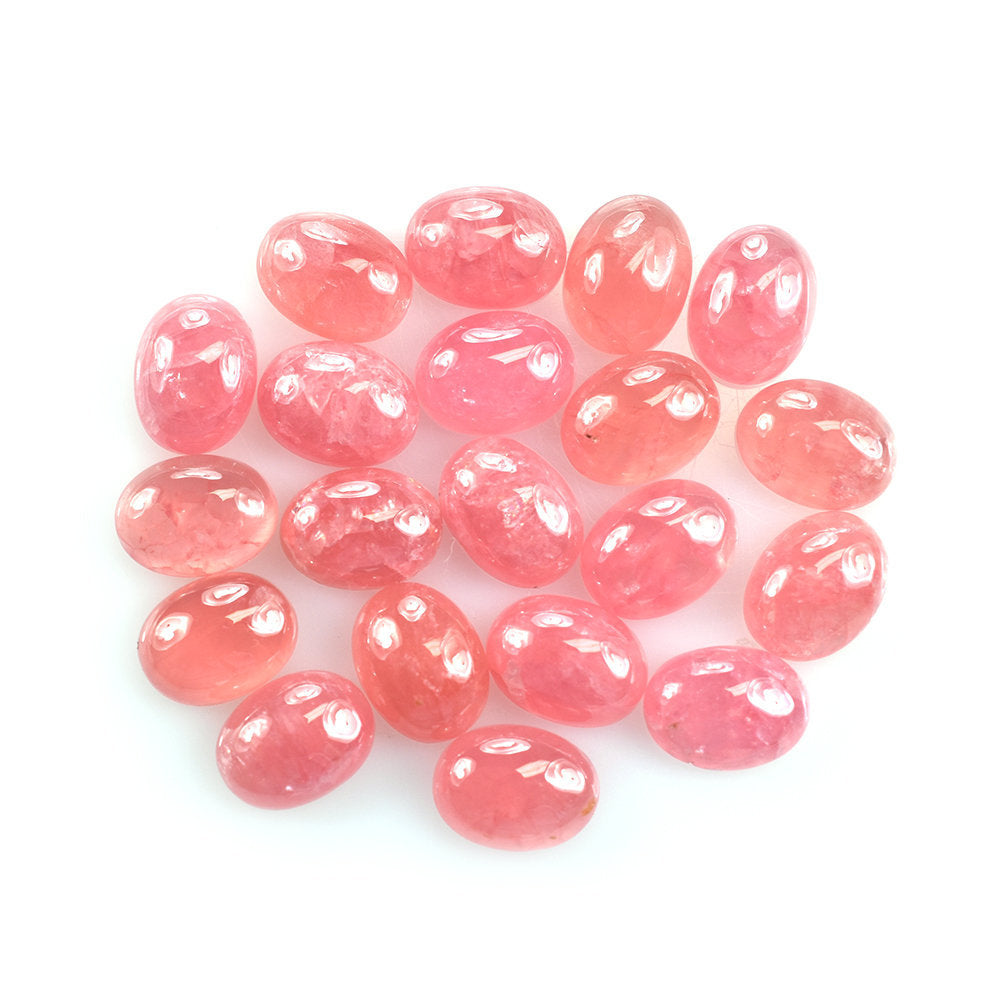 RHODOCHROSITE PLAIN OVAL CAB (CLEAN) 8X6MM 1.61 Cts.