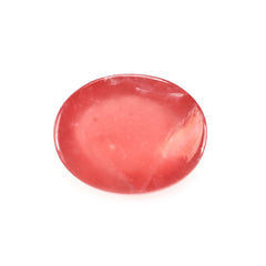 RHODOCHROSITE PLAIN OVAL CAB (CLEAN) 11X9MM 4.66 Cts.