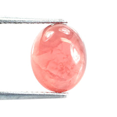 RHODOCHROSITE PLAIN OVAL CAB (CLEAN) 11X9MM 4.66 Cts.
