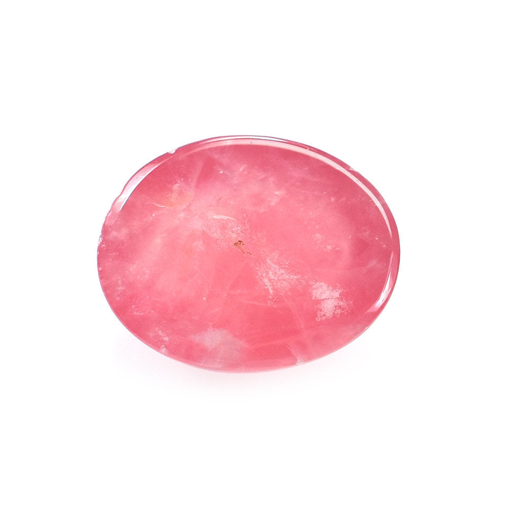 RHODOCHROSITE PLAIN OVAL CAB (CLEAN) 10X8MM 3.33 Cts.