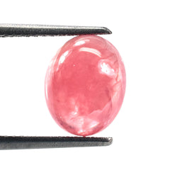 RHODOCHROSITE PLAIN OVAL CAB (CLEAN) 10X8MM 3.33 Cts.