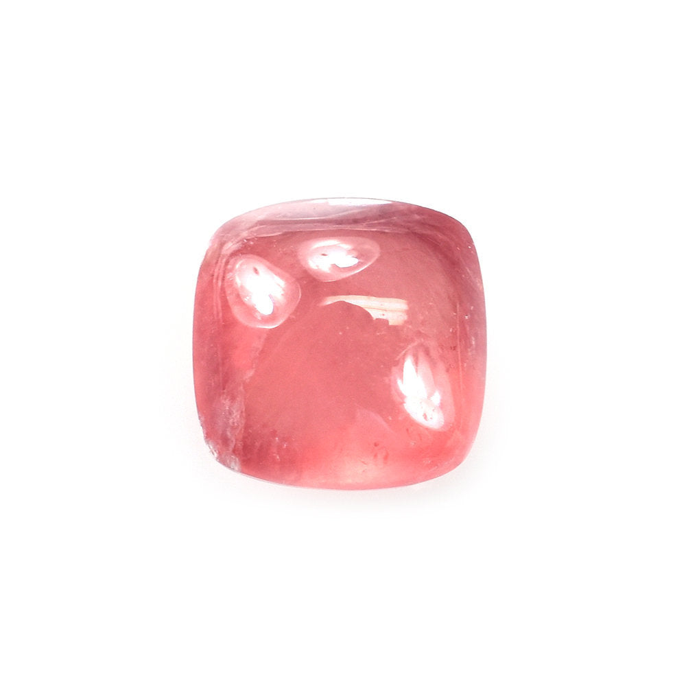 RHODOCHROSITE PLAIN LENTIL CUSHION (CLEAN) 7.00MM 1.90 Cts.