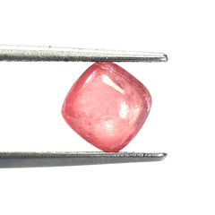 RHODOCHROSITE PLAIN LENTIL CUSHION (CLEAN) 7.00MM 1.90 Cts.