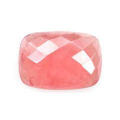 RHODOCHROSITE CHECKER CUT CUSHION CAB (CLEAN) 14X10MM 6.26 Cts.