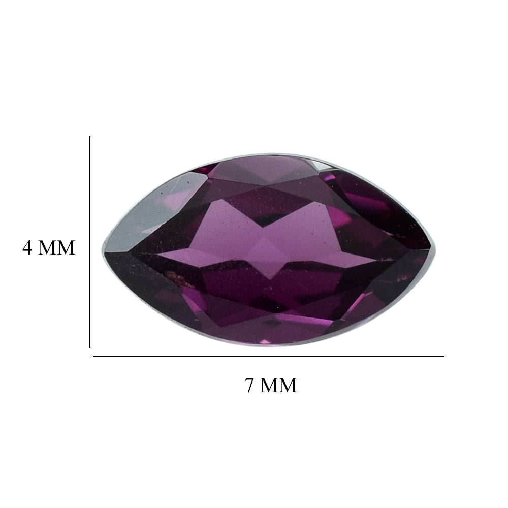 RHODOLITE CUT MARQUISE 7X4MM 0.63 Cts.