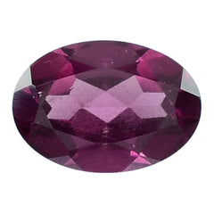 RHODOLITE CUT OVAL 7X5MM (PURPLE RED/SI) 0.90 Cts.