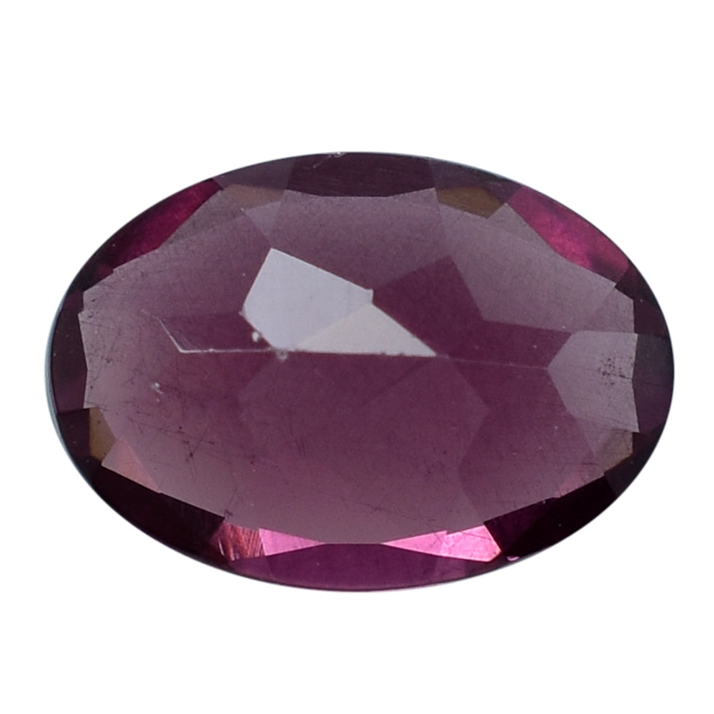RHODOLITE CUT OVAL 7X5MM (PURPLE RED/SI) 0.90 Cts.