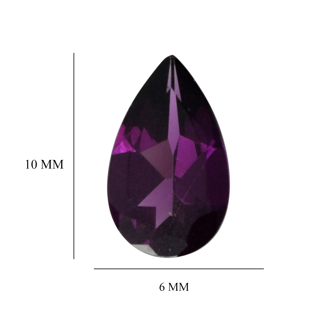 RHODOLITE CUT PEAR 10X6MM 1.75 Cts.