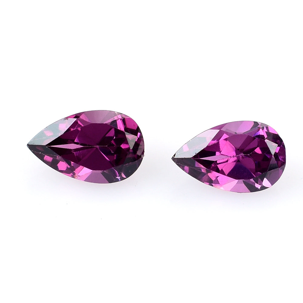 RHODOLITE CUT PEAR 8X5MM 1.25 Cts.