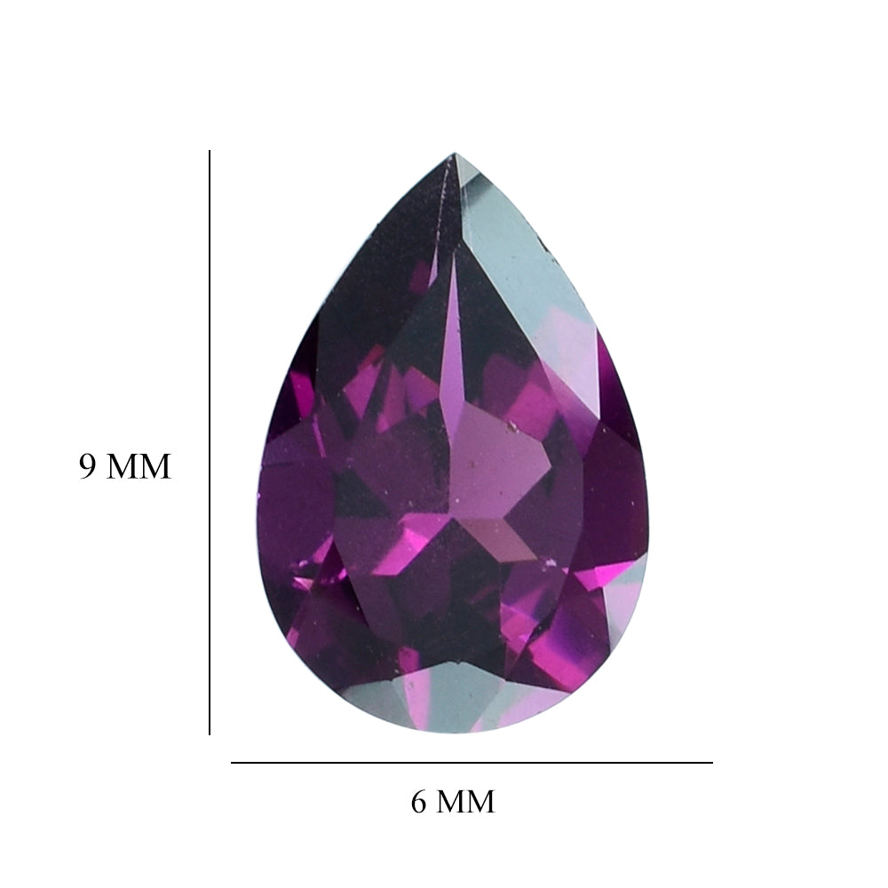 RHODOLITE CUT PEAR 9X6MM 1.63 Cts.