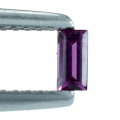 RHODOLITE CUT BAGUETTE 4X2MM 0.2 Cts.
