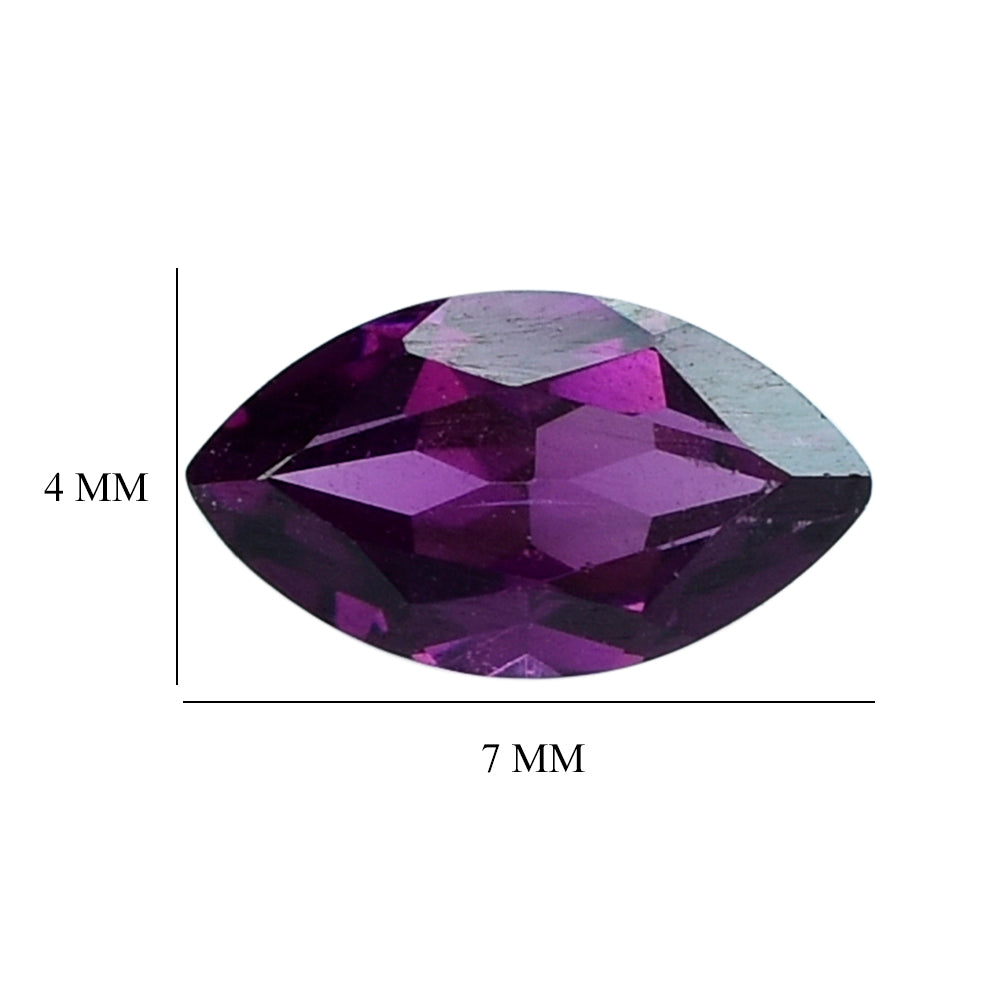 RHODOLITE CUT MARQUISE 7X4MM 0.72 Cts.