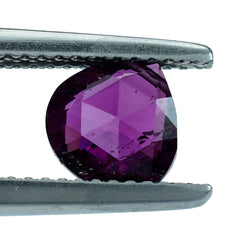 RHODOLITE BRIOLETTE HEART (SIDE DRILL) 7MM 1.51 Cts.