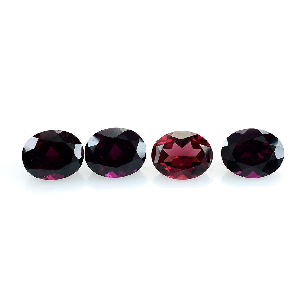 RHODOLITE CUT OVAL 10X8MM 3.54 Cts.