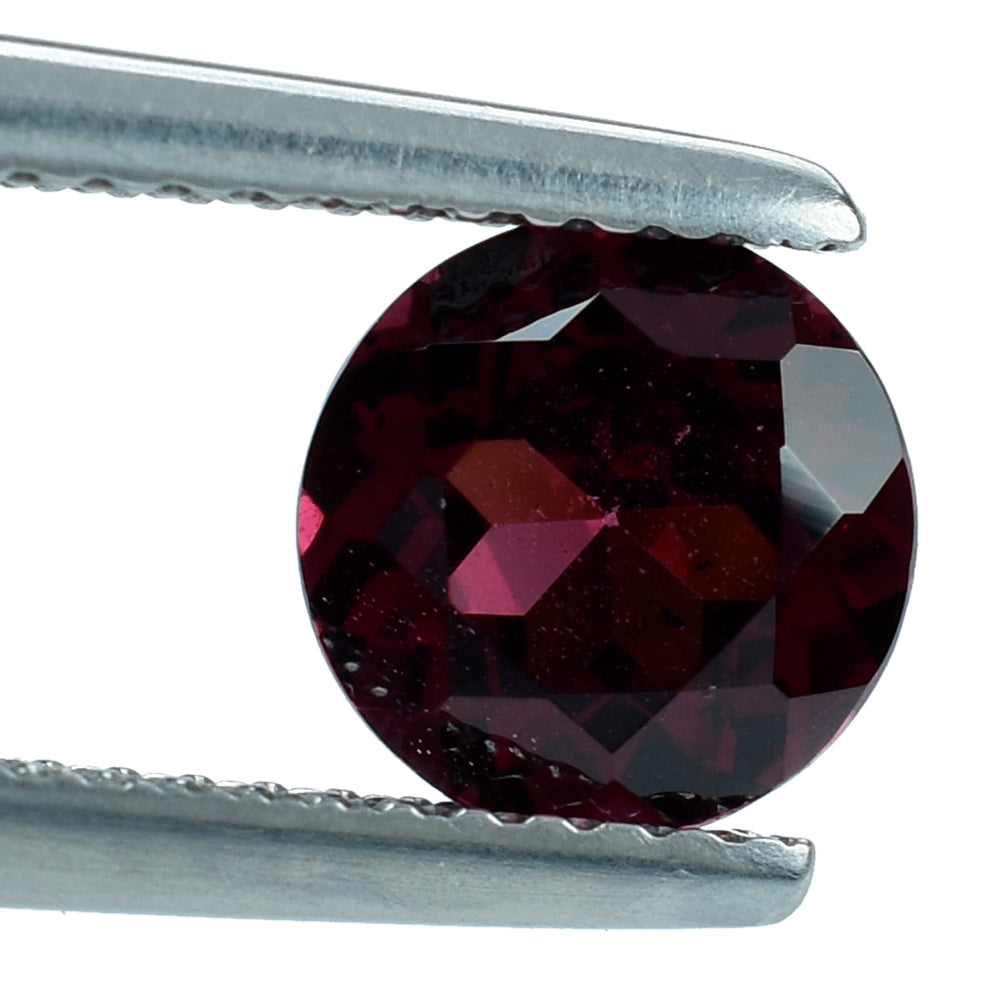 RHODOLITE CUT ROUND 7MM 1.68 Cts.