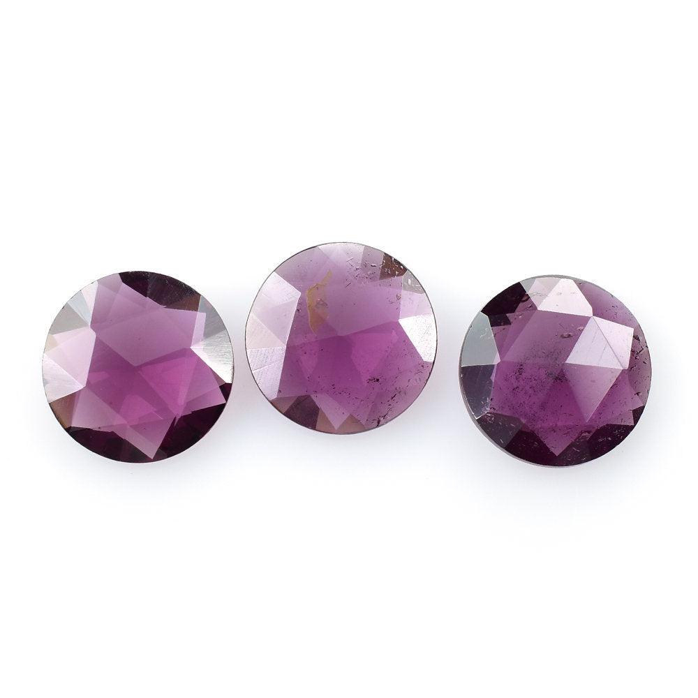 RHODOLITE ROSE CUT BRIOLETTE ROUND (SI) 12MM 4.78 Cts.