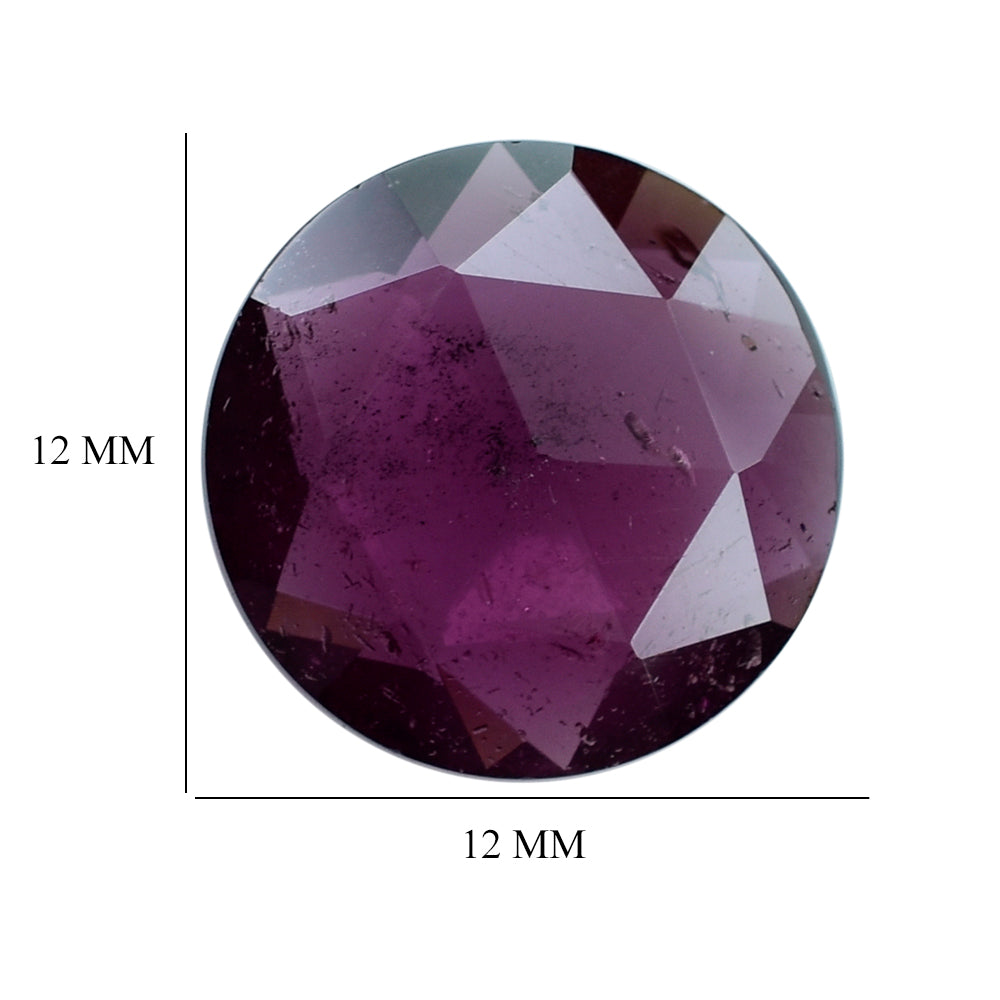 RHODOLITE ROSE CUT BRIOLETTE ROUND (SI) 12MM 4.78 Cts.