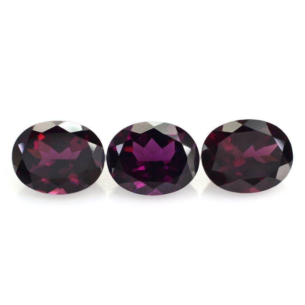 RHODOLITE GARNET CUT OVAL 10X8MM 3.35 Cts.